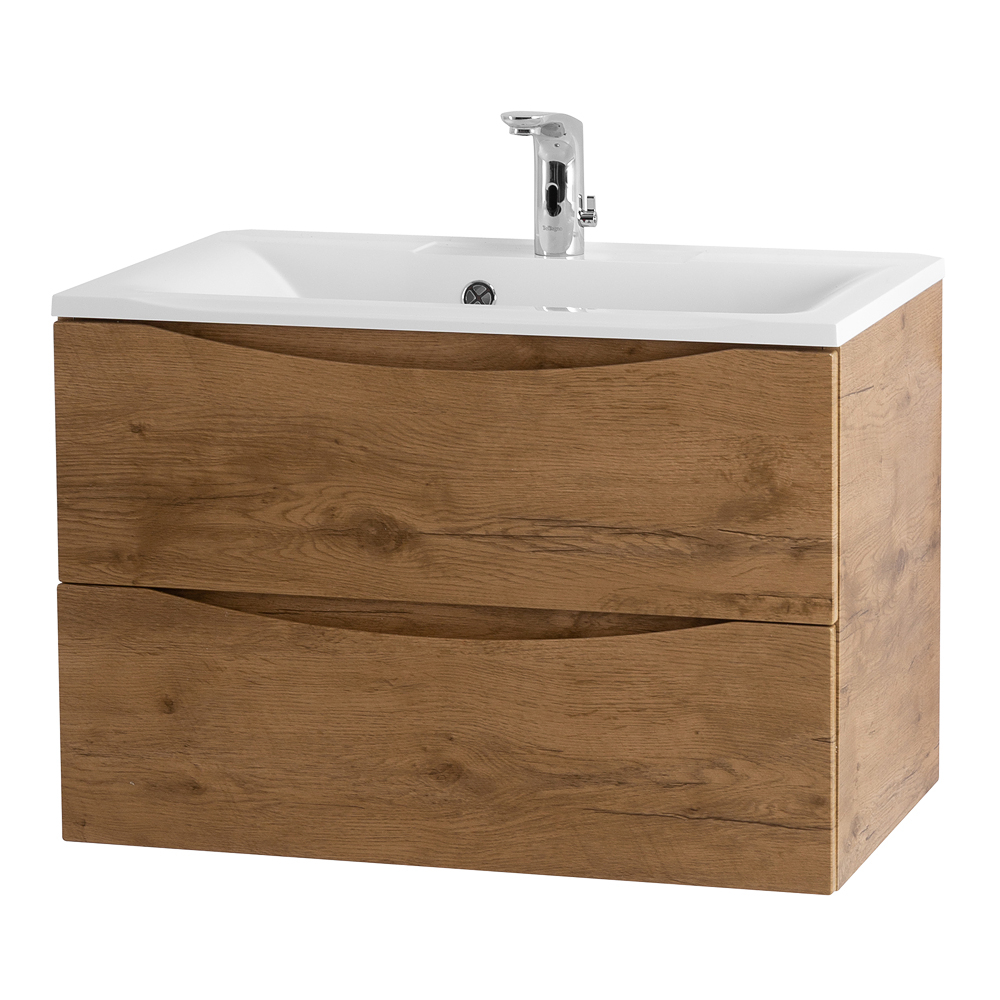 Тумба подвесная с раковиной BelBagno MARINO-650-2C-SO-RN-P