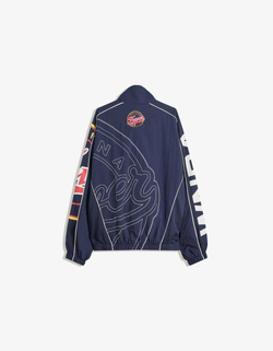 BERSHKA Куртка WNBA, темно-синий