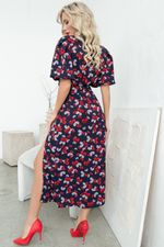 Платье "Камелия" (черника) Elza (Акция)