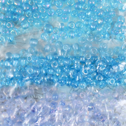 Бисер круглый "От розового до красного" 6 цветов х 10 грамм   6074987