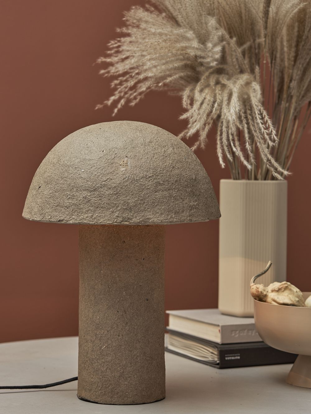 Лампа настольная Texture Sleek, Ø32х42 см, бежевая