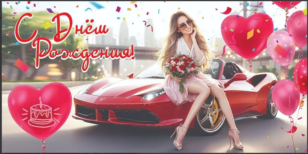 Конверт для денег "С Днём рождения!" 50000336