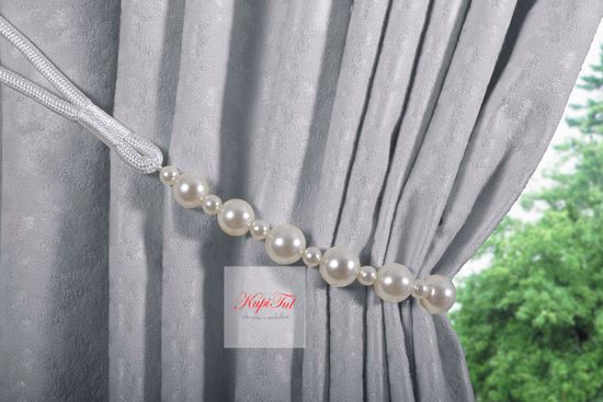 Луи (серый). Шторы из стриженного бархата