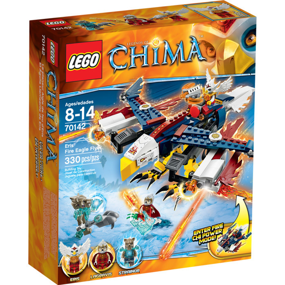 LEGO Chima: Огненный истребитель Орлицы Эрис 70142 — Eris' Fire Eagle Flyer — Лего Чима