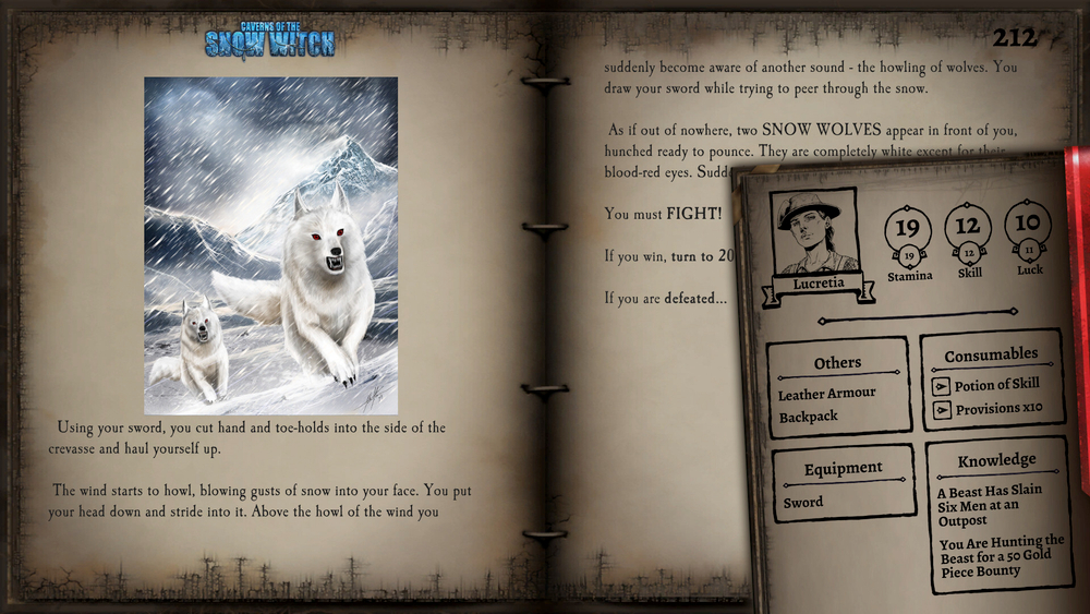 Caverns of the Snow Witch (Fighting Fantasy Classics) (для ПК, цифровой код доступа)