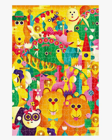 Арт-пазл 500 элементов "День в весеннем зоопарке"