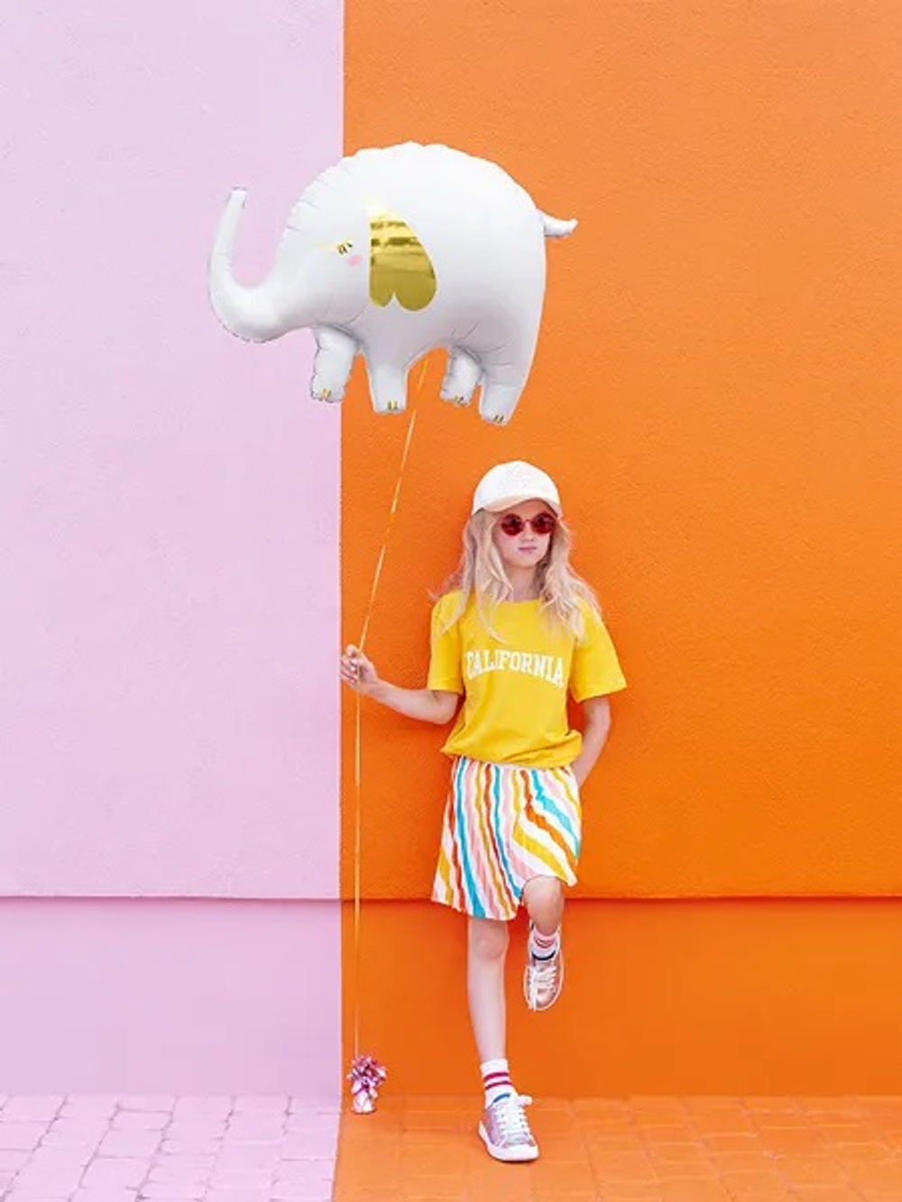 Фигура Слоник, Белый 33" Fl