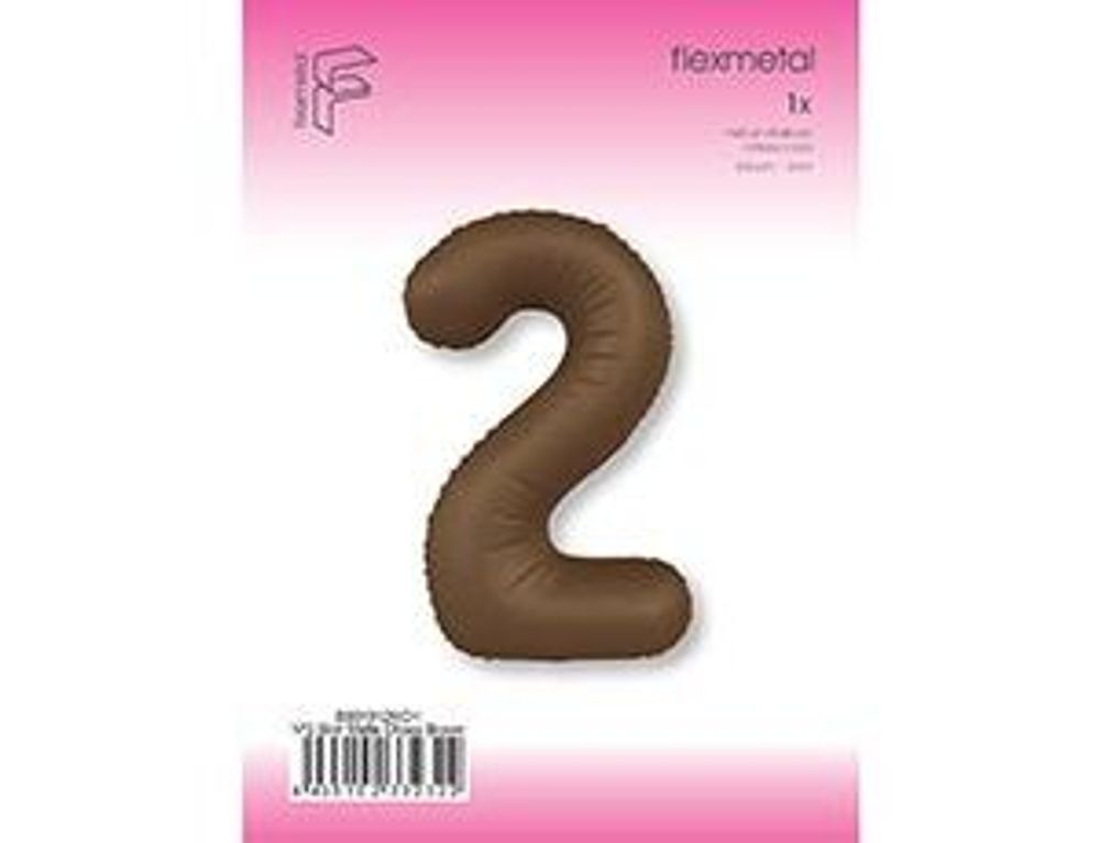 Ф ЦИФРА 2 40" SLIM Choco Brown