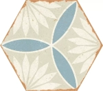 Ennface Pattern Kaleidoscope Blue 22x25