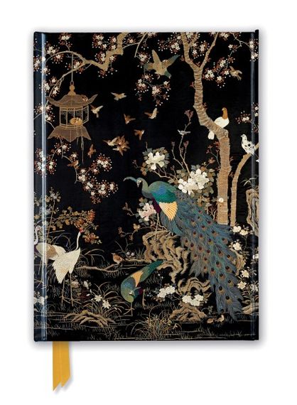 Bloknot \ Блокнот \ Notebook Ashmolean Museum: Embroidered Hanging with Peacock (Foiled Journal)