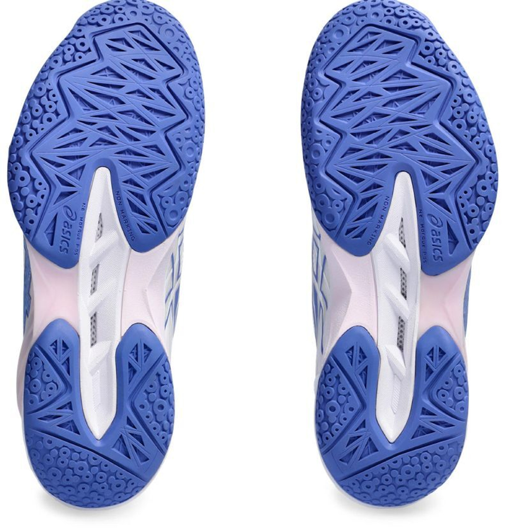 Женские кроссовки для бадминтона/сквоша Asics Blast FF 3 - white/sapphire