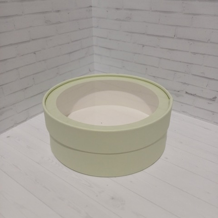 Коробка ШАЙБА с ПЭТ-крышкой 21*7 МАРГАРИТА