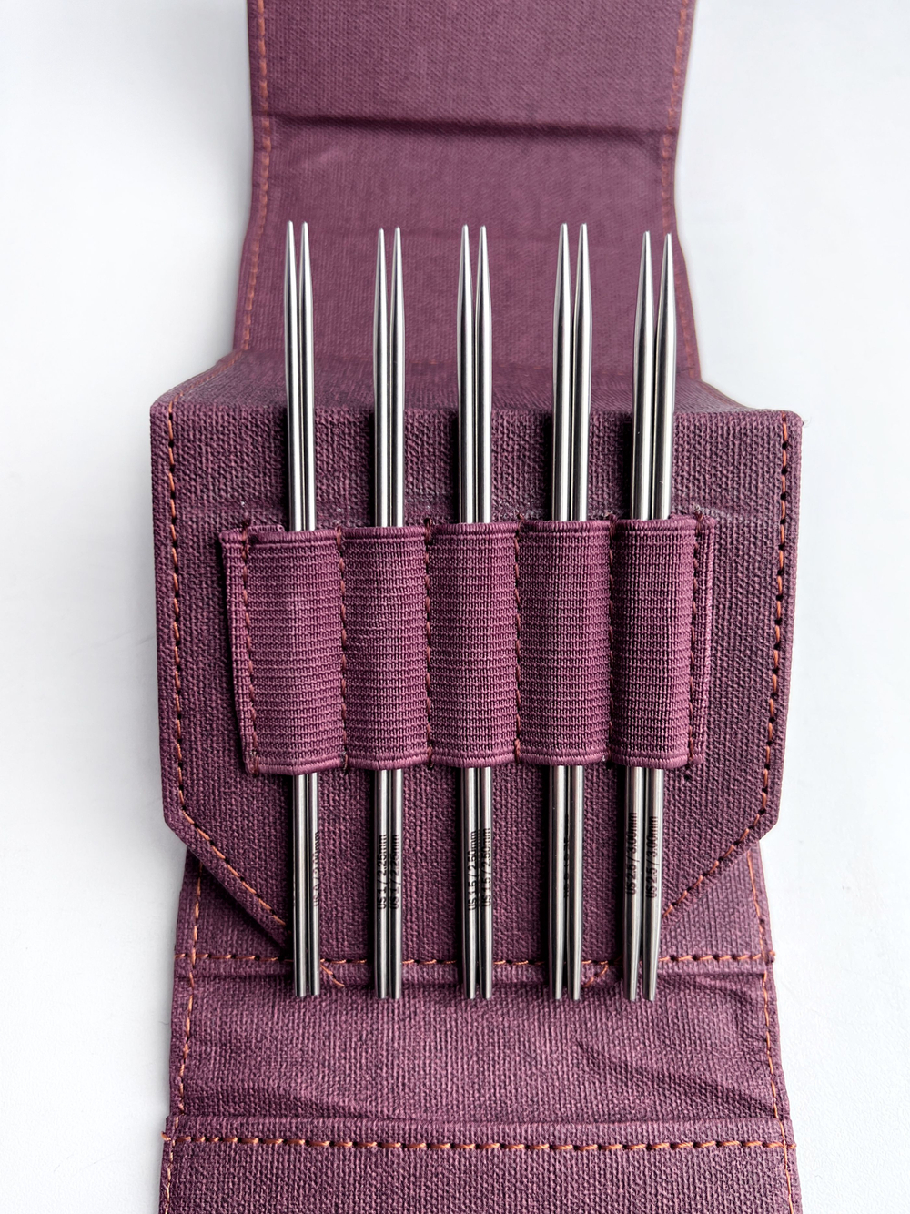 Набор съемных укороченных спиц 9см/5пар Flight Mini Maroon Lykke