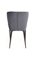 Стул Next, бархат серый 27