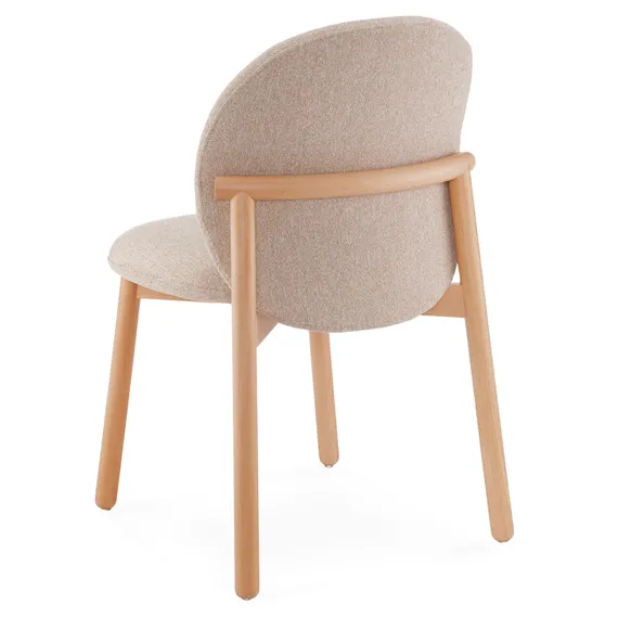 Стул Meiko бежевый, ножки бук