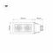 Встраиваемый светодиодный светильник Arlight CL-Kardan-S180x102-2x9W Day 024138
