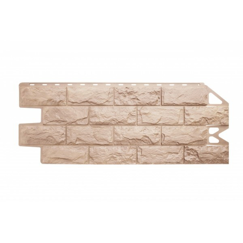 Фасадная панель Альта-профиль Фагот ЭКО Кремовый  1020*430мм 0,44м2