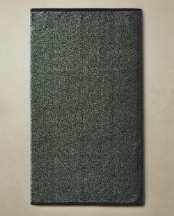 ZARA HOME КОВРИК ДЛЯ ВАННОЙ С МЕЛАНЖЕВЫМ УЗОРОМ, ЗЕЛЕНЫЙ