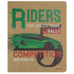 Тетрадь 48л., А5, клетка, Проф-Пресс "Легендарное авто", скрепка, крафт-картон, 5 дизайнов