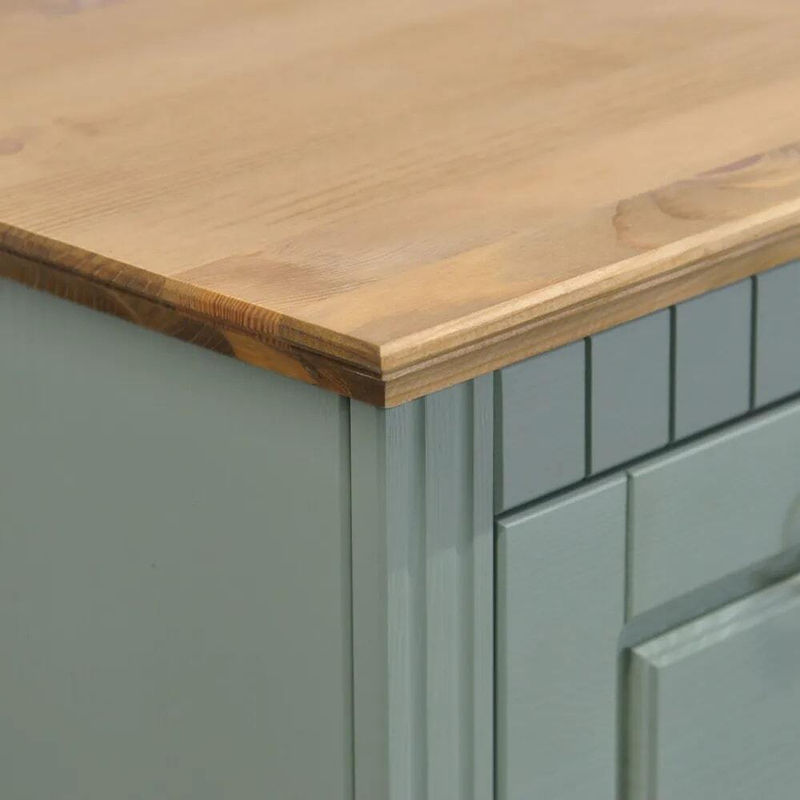 Тумба для обуви Неаполь, 2 двери 1 ящик, сосна, 87х97х21 см, эвкалипт