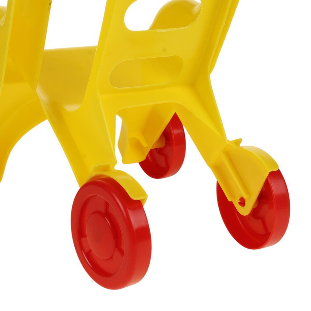 Коляска пластмассовая, желтая RRB-113 (32*28*48 см)