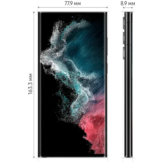 Смартфон Samsung Galaxy S22 Ultra 512GB Phantom Black Черный Ростест Оф. Гарантия