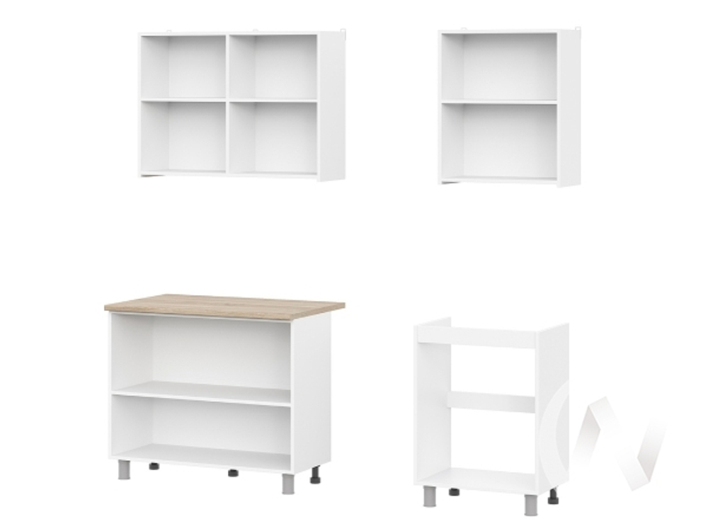 Кухонный гарнитур КГ-6 1,6м Серия 2