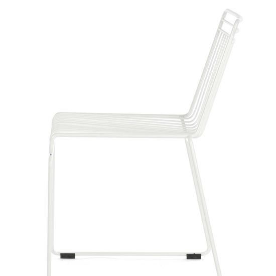 Стул Zena белый металлический 