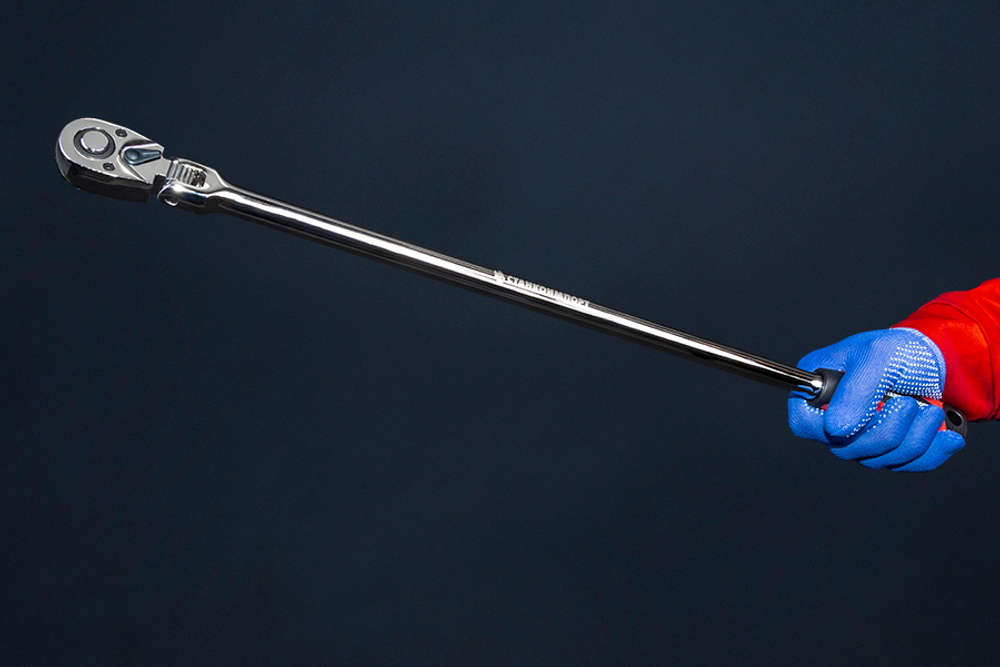 Трещотка удлиненная шарнирная на 1/2' с 72 зубами CS-T.12.60.72LC