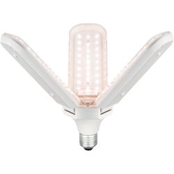 Фитолампа для растений светодиодная ЭРА GREEN LINE ФИТО-30W-PFR-E27-GR 3-х лепестковая полного спектра 30 Вт Е27