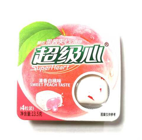 Жевательная резинка ПЕРСИК 4 в блистере 13,5гр