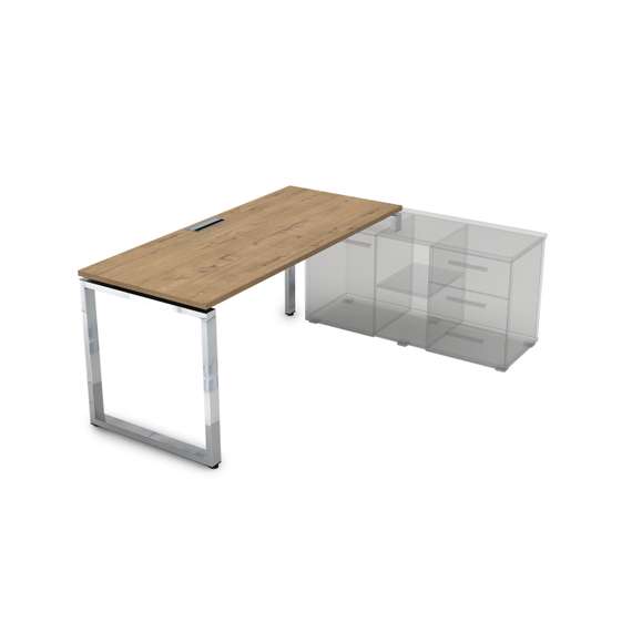 НСТП-О.994 Стол рабочий, прямолинейный три опоры, правый (1600*900*750)