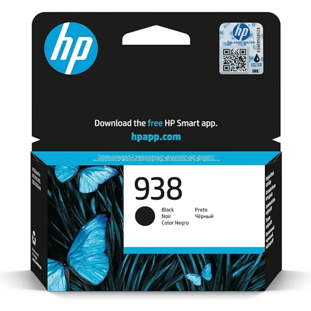 Картридж HP 938 (4S6X8PE) для OfficeJet Pro 9125/9135/9720/9730/9120/9110/9130 Black (1.25K)