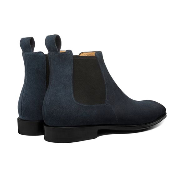 Thom Wills Chelsea Boot 'Deep Blue'