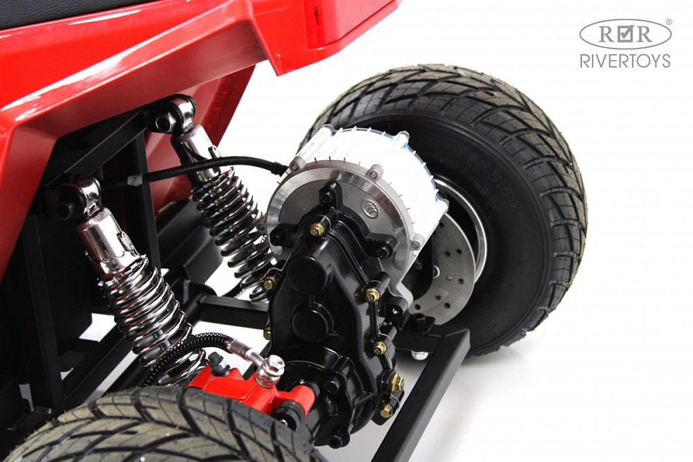 Детский электроквадроцикл RiverToys M009MM красный