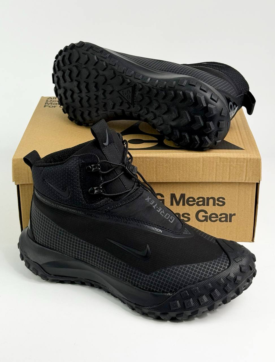 Кроссовки Nike ACG Mountain с мехом #A571 (черн.)