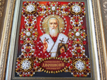Ткань с нанесенной авторской схемой Святой Дионисий Ареопагит (+ инструкция)