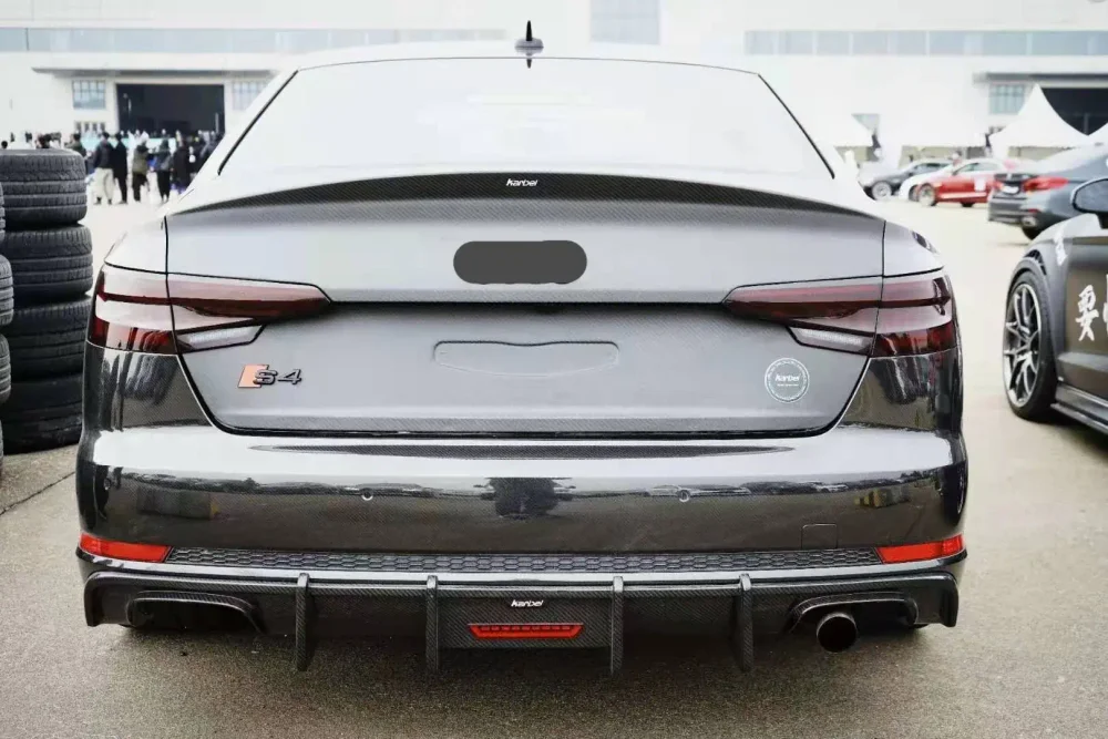 Карбоновая крышка багажника для AUDI S4 & A4 2017-2025+ B9 B9.5 Ауди