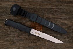 Нож тактический Kizlyar Supreme Vector, клинок 160мм, сталь AUS-8, рукоять кратон чёрный