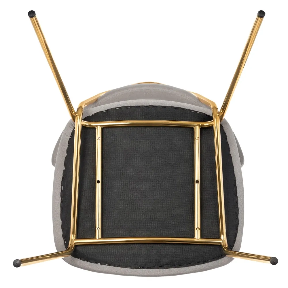 Стул Bradex Home Elle серый с золотыми ножками RF 0781