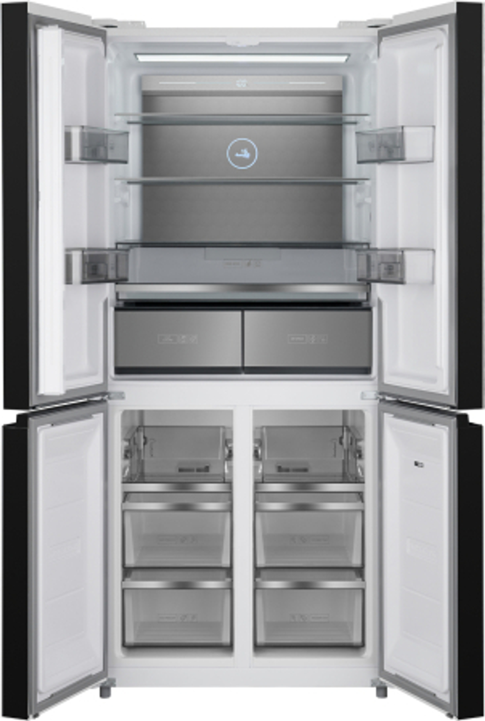 Холодильник Weissgauff INVERTER NO FROST WHITE GLASS WCD 590