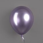 Шар (12''/30 см), Ретро, Нежная сирень, хром, 50 шт.