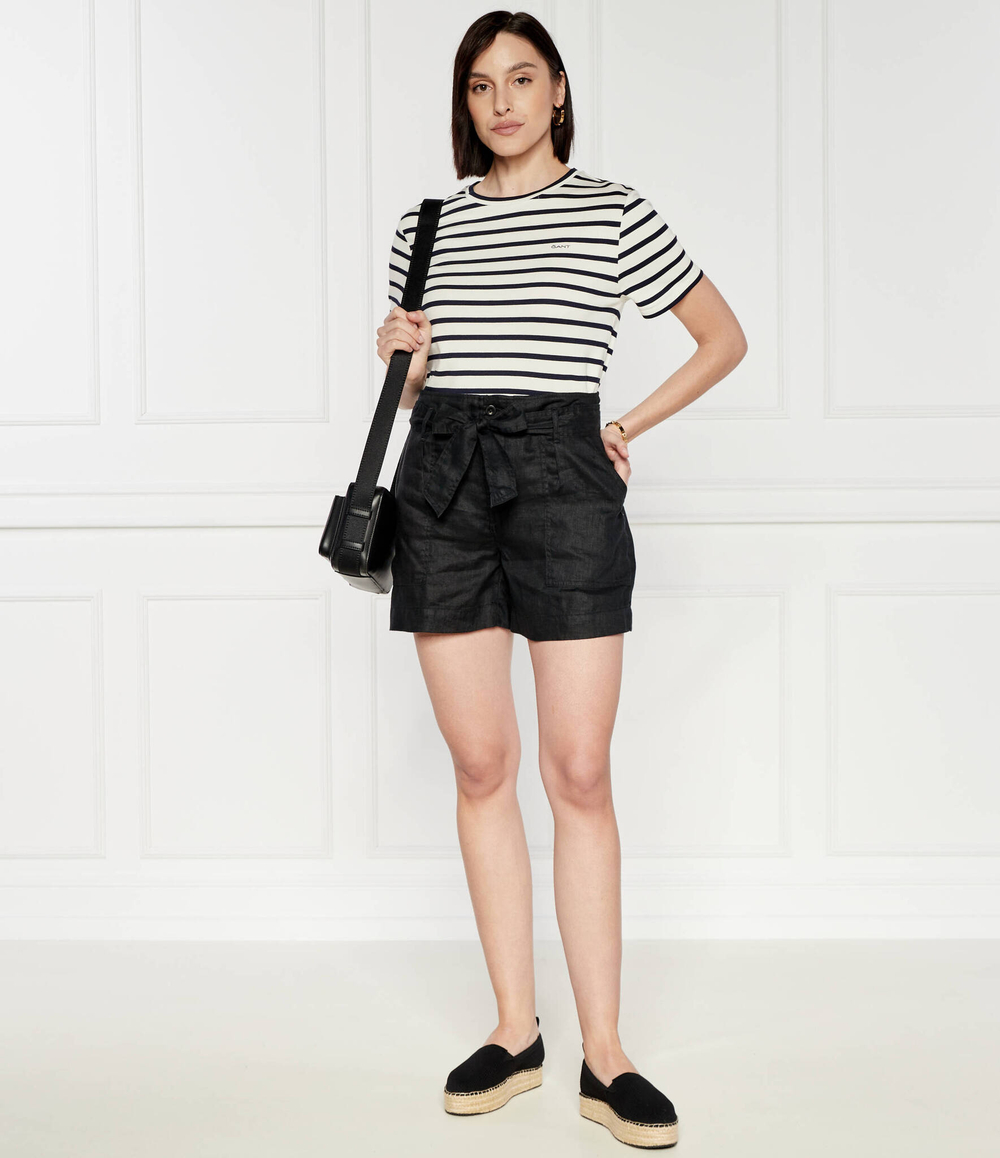 Льняное шорты DAVIANA LAUREN RALPH LAUREN - черный(200862092)