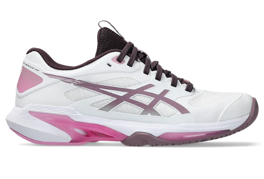 Женские Кроссовки теннисные Asics Solution Speed FF 4 - white/dusty mauve