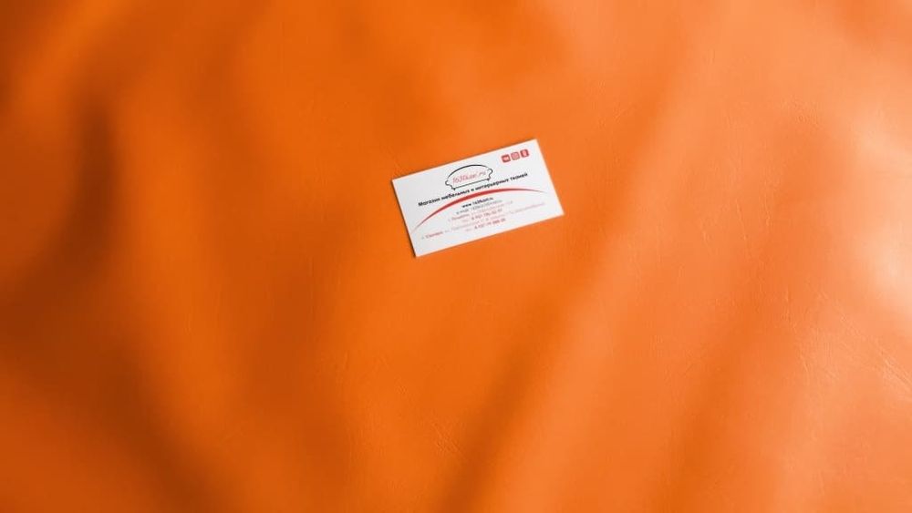 Искусственная кожа 29 оранжевый 4636