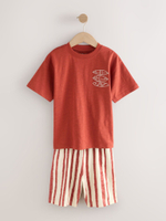 Пижама для мальчика Next AM2-794, 3 шт., Хаки, Голубой, Красный