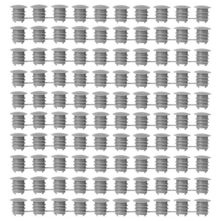 IKEA KOMPLEMENT  (ИКЕА КОМПЛЕМЕНТ)  -  Колпачок, темно-серый, 100 шт.