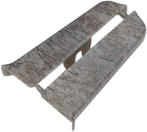 Заглушка для плинтуса Деконика 70мм 548 Лофт серый (пара лев+прав)