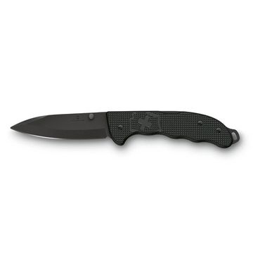 VICTORINOX  0.9415.DS23 Evoke Alox - нож складной, черный клинок, черная алюмин.рукоять