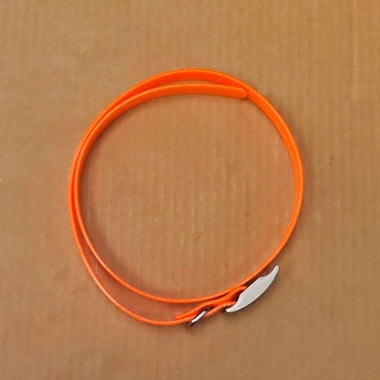 Сменный ошейник 19 мм для Garmin T5 mini, TT15 mini, Barklimiter, Delta, PRO (оранжевый)